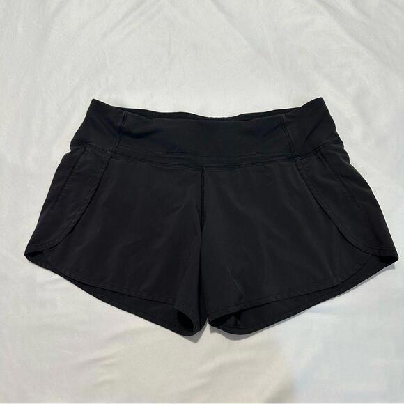Lululemon BLACK CLASSIC SPEED ATHLETIC RUNNING SHORTS